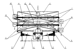 Vibrating sieve &mdash; Patent № 14363
