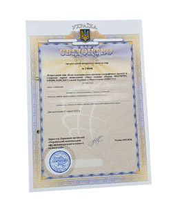 &laquo;Мапа голосів&raquo; &mdash; свідоцтво про реєстрацію авторського права на твір